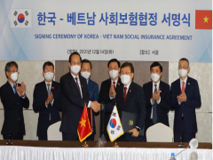 Việt Nam và Hàn Quốc ký hiệp định song phương về bảo hiểm xã hội