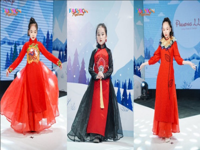 Fashion Festival bùng nổ với màn ra mắt bộ sưu tập áo dài tết 2022 của nhà  thiết kế Phương Hồ