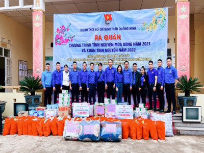 Đoàn Than Quảng Ninh và Chương trình tình nguyện Mùa Đông năm 2021 –  Xuân tình nguyện năm 2022
