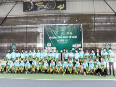 Khai mạc Giải Tennis Doanh nghiệp Trẻ Hà Nội mở rộng 2022