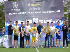 Bắt đầu hành trình đi tìm ngôi vương Giải bóng đá Doanh nghiệp Trẻ Hà Nội “Vì Cộng Đồng” 2022