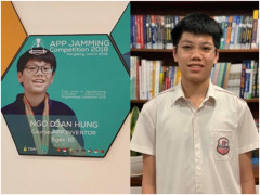 Lộ diện hai học sinh đại diện Việt Nam tham dự cuộc thi OLYMPIC Tin học quốc tế tại Singapore