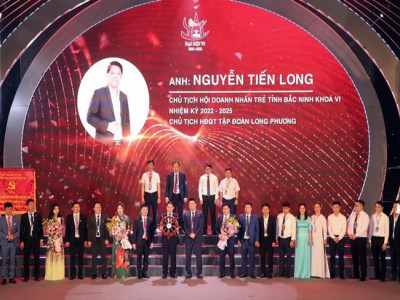 Anh Nguyễn Tiến Long làm Chủ tịch Hội Doanh nhân trẻ Bắc Ninh khóa VI