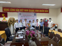 Chương trình phát triển của Liên hiệp quốc (UNDP) trao tặng  robot tự vận hành cho Bệnh viện Lê Văn Thịnh