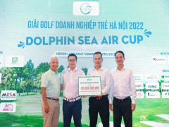 Giải Golf Doanh nghiệp Trẻ Hà Nội 2022 – Dolphin Sea  Air Cup thành công tốt đẹp