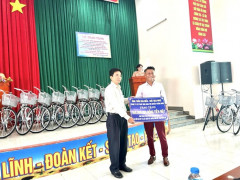 Công ty Khai Trí (Đồng Nai)  trao quà ủng hộ công tác phòng chống tội phạm, giữ gìn TTXH tại xã Xuân Mỹ huyện Cẩm Mỹ