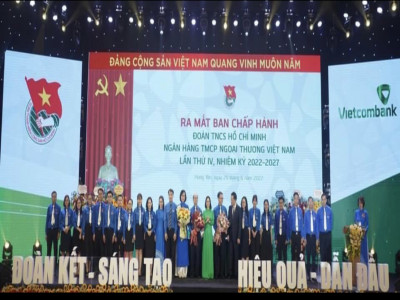 Đồng chí Dương Bảo Trung được bầu giữ chức Bí thư Đoàn Ngân hàng TMCP Ngoại thương Việt Nam khoá IV