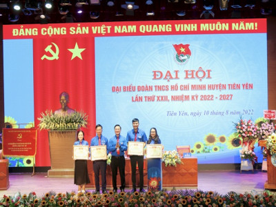 Tuổi trẻ huyện Tiên Yên tổ chức thành công Đại hội Đoàn lần thứ 12, nhiệm kỳ 2022 - 2027