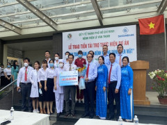 Saigonbank tài trợ gần 1,4 tỷ đồng thực hiện giai đoạn 1 “Dự án Thanh toán KCB không dùng tiền mặt” cho bệnh viện Lê Văn Thịnh