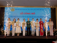 Thành lập Khối chăm sóc sức khỏe sắc đẹp & spa Thẩm mỹ Việt Nam và trao quyết định thành lập các chi hội chăm sóc sức khỏe sắc đẹp toàn quốc