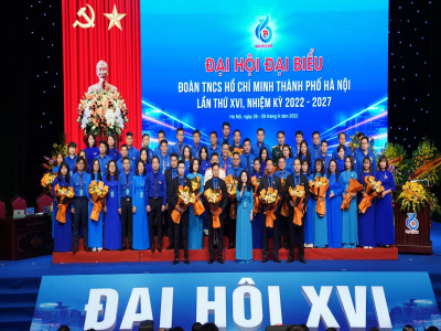 Đại hội Đại biểu Đoàn TNCS Hồ Chí Minh thành phố Hà Nội  lần thứ XVI, nhiệm kỳ 2022 – 2027