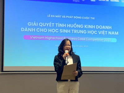 Chính thức phát động cuộc thi “Giải quyết tình huống kinh doanh cho học sinh trung học Việt Nam”
