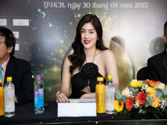 Nam Vương Quốc tế Trịnh Bảo và Hoa hậu Huỳnh Tiên tại Lễ Công bố Top 35 Hoa hậu Hoàn cầu Việt Nam