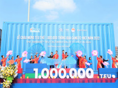 Cảng container Quốc tế Tân Cảng Hải Phòng đón Teu thứ 1 triệu thông qua