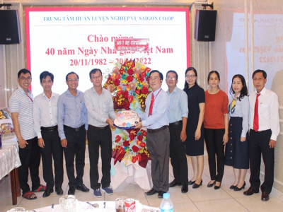 Sôi nổi các hoạt động chào mừng Ngày Nhà giáo Việt Nam tại Trung tâm Huấn luyện nghiệp vụ Saigon Co.op