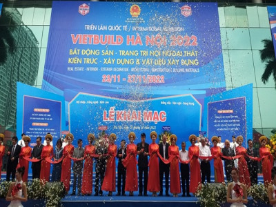 Gần 1000 gian hàng tham dự Triển lãm Quốc tế  VIETBUILD lần thứ 3 tại Hà Nội