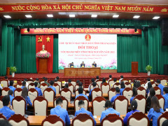Chủ tịch UBND tỉnh Trịnh Việt Hùng đối thoại với thanh niên tỉnh Thái Nguyên