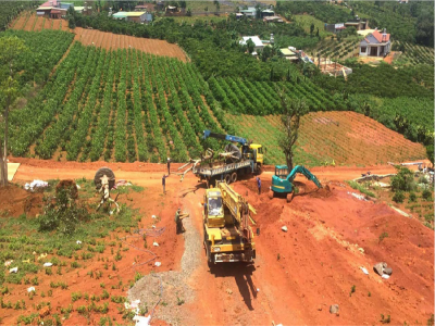 Lại mở đường, phân lô, sử dụng đất sai mục đích tại Lâm Đồng