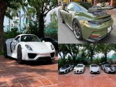 2 chiếc Porsche mới vào garage xe của nhà sưu tập ô tô lớn nhất Việt Nam, 1 xe đua đường phố, 1 siêu phẩm vạn người ao ước