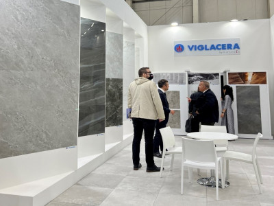 Viglacera giới thiệu nhiều dòng gạch ốp lát mới tại Triển lãm Cersaie