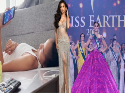 Tất bật training ở Philippines, fans phát hiện Ngọc Châu tranh thủ xem Miss Earth 2022 để học cách 'giựt crown'
