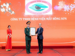 Bệnh viện mắt Hồng Sơn đạt danh hiệu Top 10 Thương hiệu uy tín hàng đầu Đông Nam Á