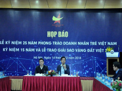 200 thương hiệu nhận giải thưởng Sao vàng đất Việt 2018