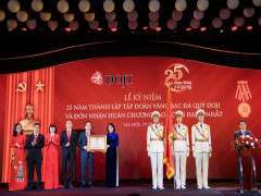 Lễ Kỷ niệm 25 năm thành lập Tập đoàn Vàng bạc Đá quý DOJI và đón nhận Huân chương Lao động hạng Nhất