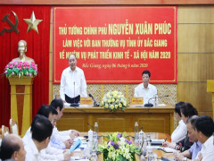 Thủ tướng: Đưa Bắc Giang vào nhóm dẫn đầu cả nước về tăng trưởng