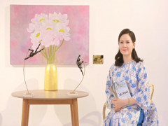 Họa sỹ Kim Đức trải lòng về hai bức tranh quý “Liên Hoa Tịnh Cảnh” và “Vỏ Tương Lai”