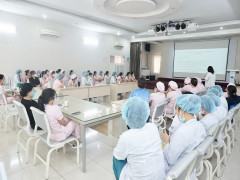 Bệnh viện phụ sản mêkông tổ chức tập huấn chuyên môn với chuyên đề: “cập nhật hồi sức cấp cứu sản khoa”