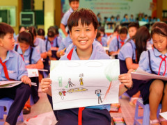 Hơn 500 em thiếu nhi  tham gia Cuộc thi vẽ tranh “Thiếu nhi Việt Nam làm nghìn việc tốt”