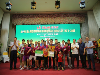 Lễ trao Giải bóng đá Môi trường Đô thị lần thứ II-KV miền Bắc