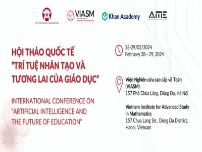 Sắp diễn ra Hội thảo quốc tế về giáo dục với chủ đề nóng “Trí tuệ nhân tạo và Tương lai của giáo dục” tại Hà Nội