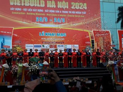 Khai mạc Triển lãm Quốc tế VIETBUILD 2024 lần thứ nhất tại Hà Nội
