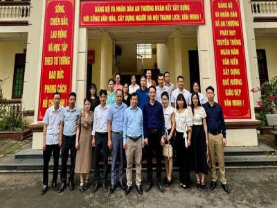 Tạp chí Thanh niên đi thực tế cơ sở tại xã An Thượng, huyện Hoài Đức