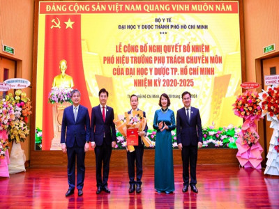 PGS.TS. Nguyễn Văn Chinh, Tân Phó Hiệu trưởng Phụ trách chuyên môn Đại học Y Dược TPHCM