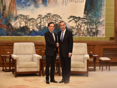 Phó Thủ tướng Chính phủ Trần Lưu Quang hội kiến Bộ trưởng Ngoại giao Trung Quốc Vương Nghị