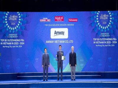 Amway Việt Nam vinh dự là doanh nghiệp có vốn đầu tư nước ngoài FDI phát triển nền kinh tế xanh bền vững