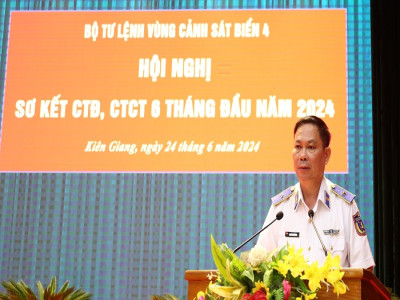 Bộ Tư lệnh Vùng cảnh sát biển 4: nâng cao chất lượng hoạt động công tác Đảng, công tác chính trị