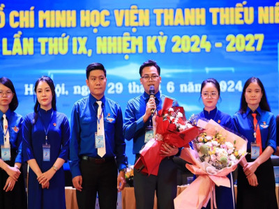 Đại hội Đoàn TNCS Hồ Chí Minh Học viện Thanh thiếu niên Việt Nam lần thứ IX, nhiệm kỳ 2024-2027