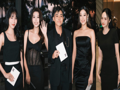 Nghệ sĩ Việt nô nức dự đám cưới Minh Tú: Cùng diện outfit đen sang trọng, ai nổi bật nhất 'rừng sao'?