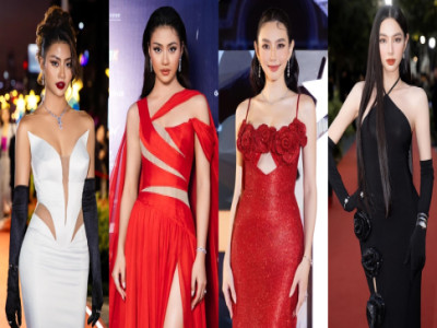 Cùng làm đại sứ HIFF 2024: Xuân Hạnh ghi điểm với thiết kế cut-out, Thùy Tiên chọn váy đơn sắc vẫn 'chiếm spotlight'