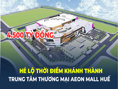 Sắp khánh thành trung tâm thương mại gần 4.000 tỷ đồng tại Huế