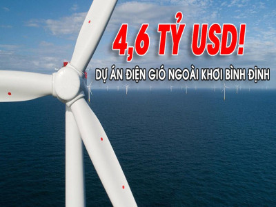 Bình Định ban hành kế hoạch triển khai dự án điện gió 4,6 tỷ USD của Tập đoàn PNE