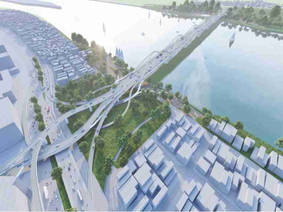 Kế hoạch triển khai cầu hơn 16.300 tỉ vượt sông hồng nối trung tâm Hà Nội với quận Long Biên