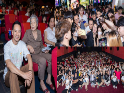 Lý Hải - Minh Hà vỡ òa cảm xúc khi đi cinetour: Đến tỉnh nào cũng được tặng đặc sản, đông vui như họp fan
